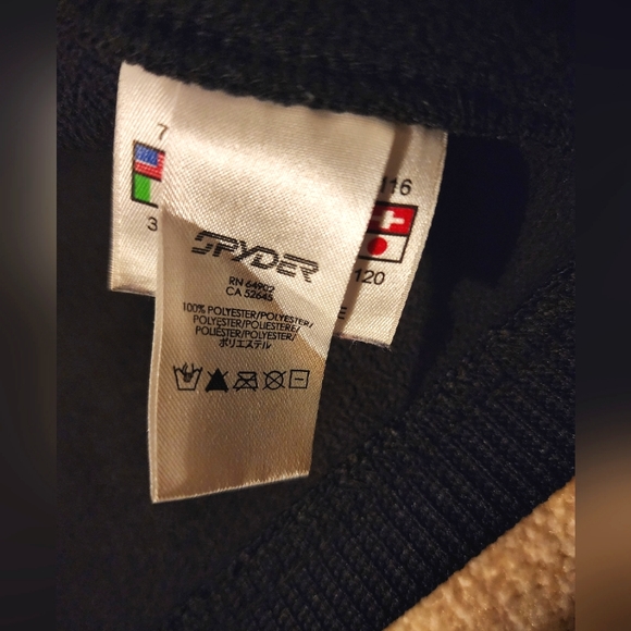** 2/$25 ** Spyder Constant Full Zip Hooded Sweater Jacket - Picture 8 of 9